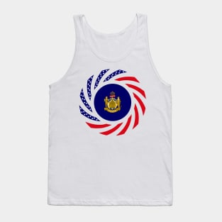 Maine Murican Patriot Flag Series 1.0 Tank Top